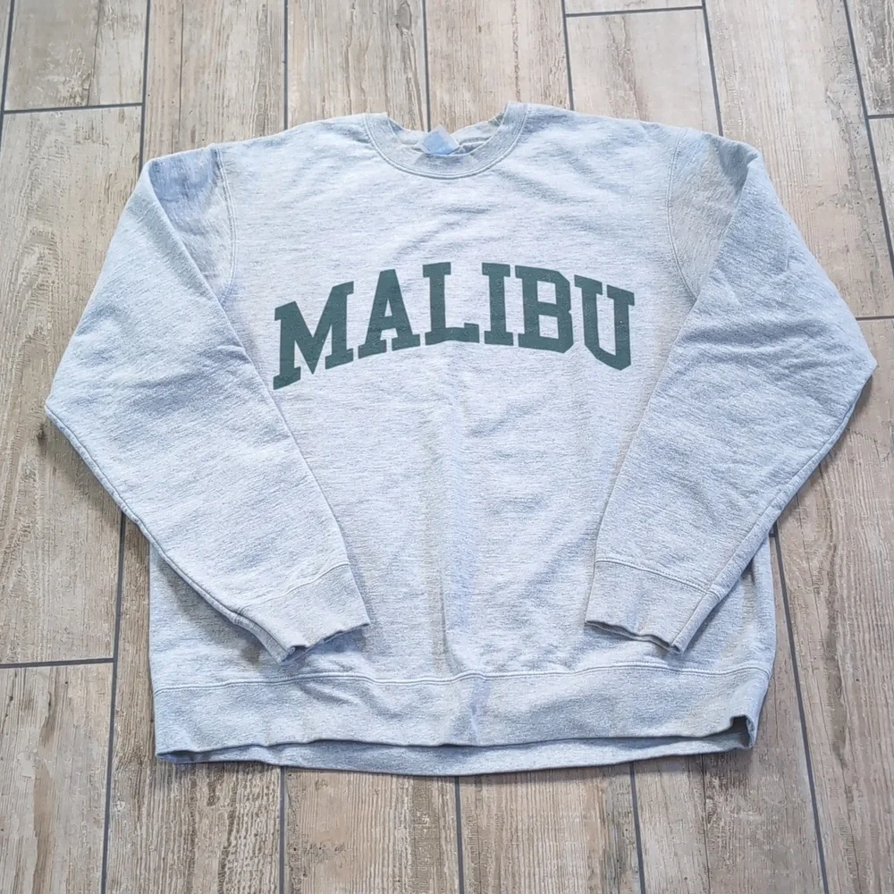 Women's Collegiate Malibu Crewneck Sweatshirt - Picture 1 of 6